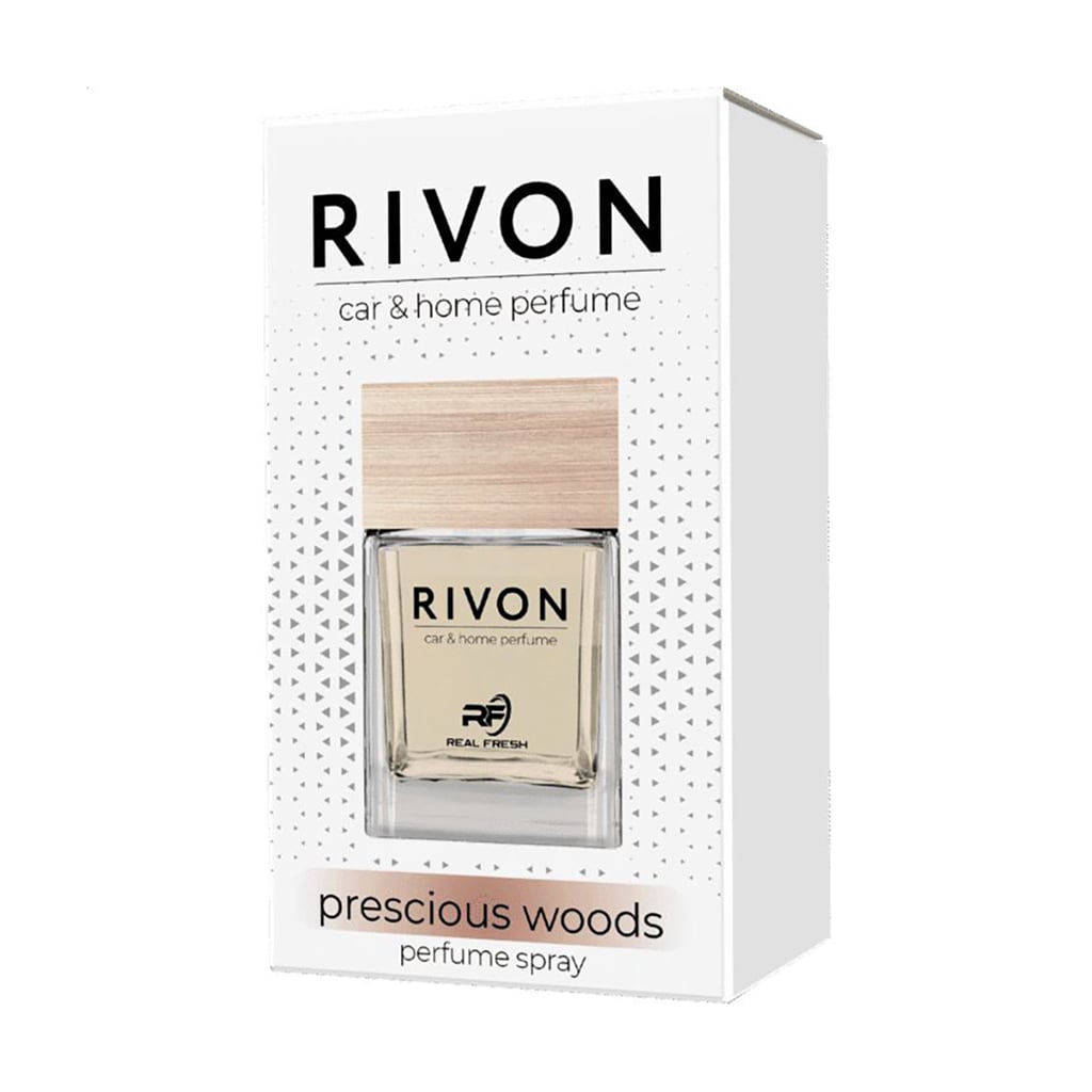 Ароматизатор-спрей для автомобіля та дому Real Fresh Rivon Car &amp; Home Perfume Spray, Prescious Woods, 50 мл